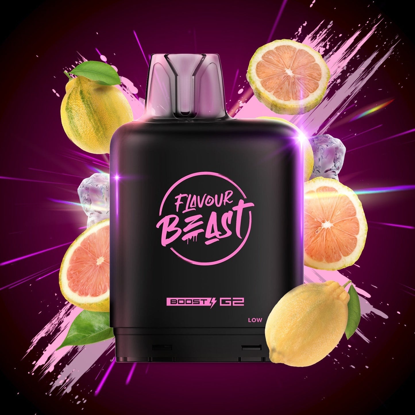 Flavour Beast Level X G2 Ultra Pod 50k Pink Bomb Iced 20mL 20mg/ml (Provincial)