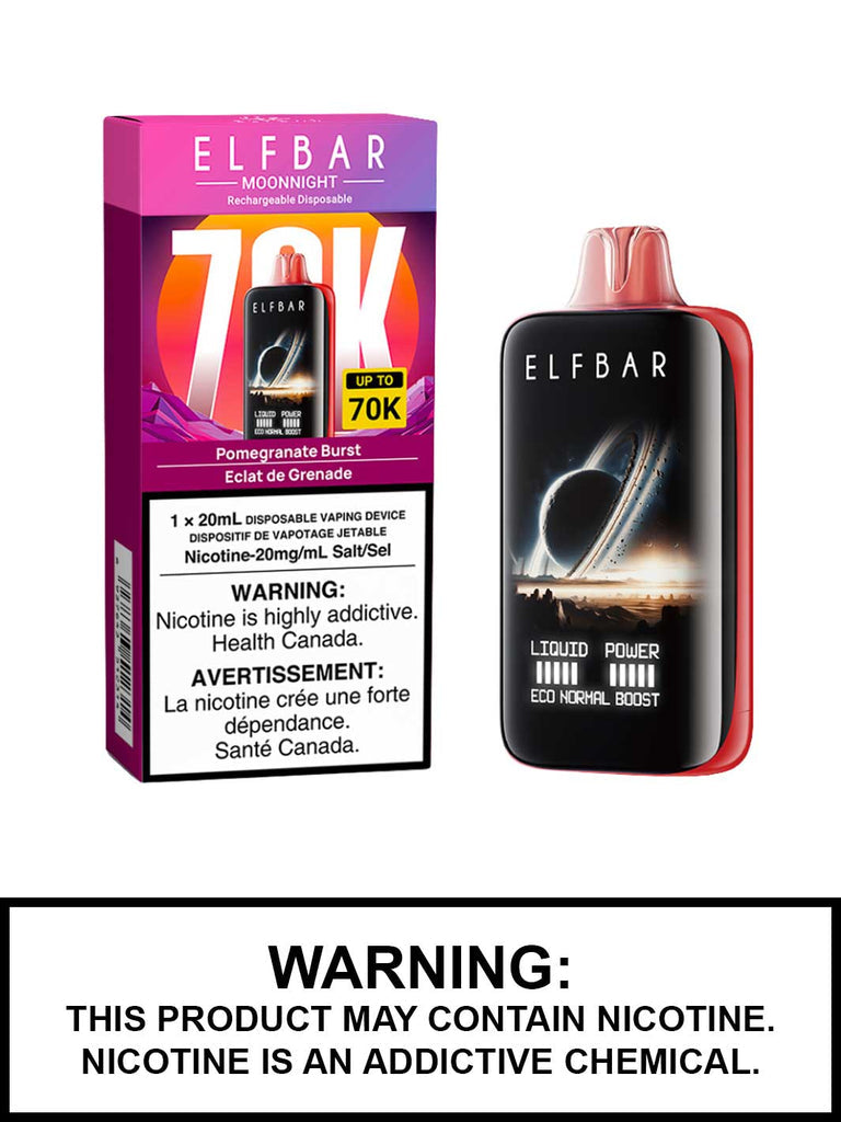 Elf Bar 70k Pomegranate Burst 20mg/mL Disposable (Provincial)