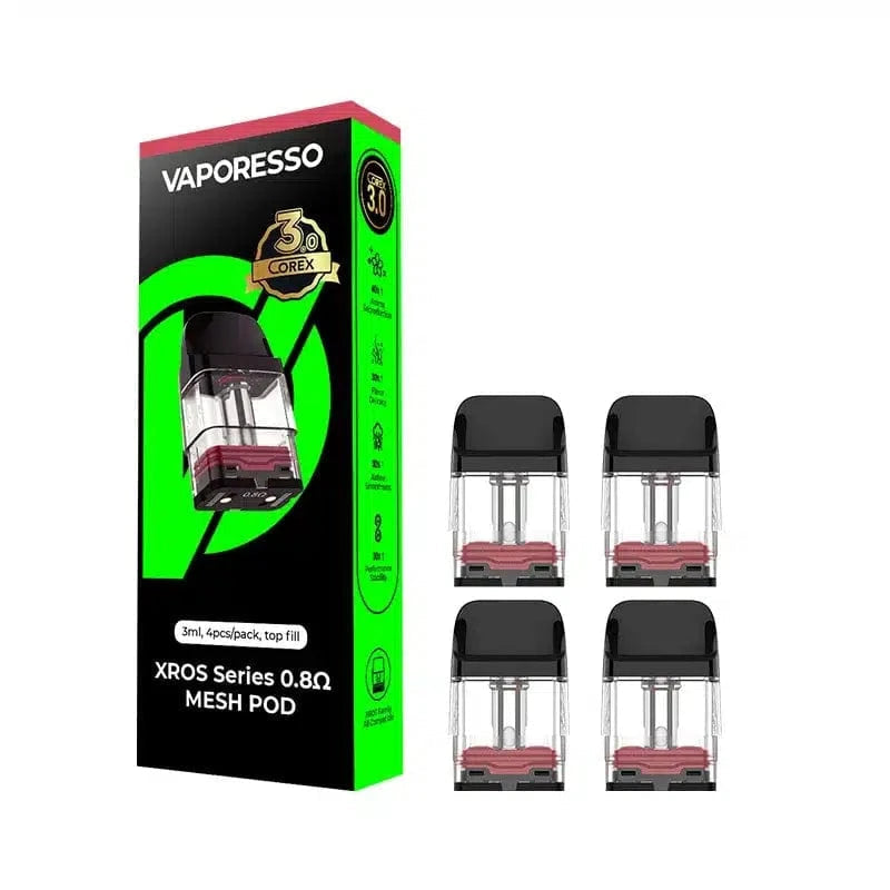 Vaporesso COREX 3.0 Xros Series 0.8 Ohm Mesh Replacement Pods (pack of 4, 3ml )