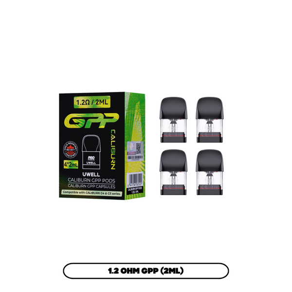 Caliburn GPP 1.2Ω/ 2ML replacement pods 4 pack