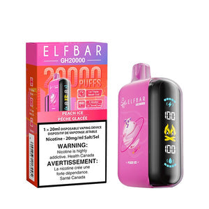 Elf Bar GH20k Peach Ice 20mg Disposable (Provincial)