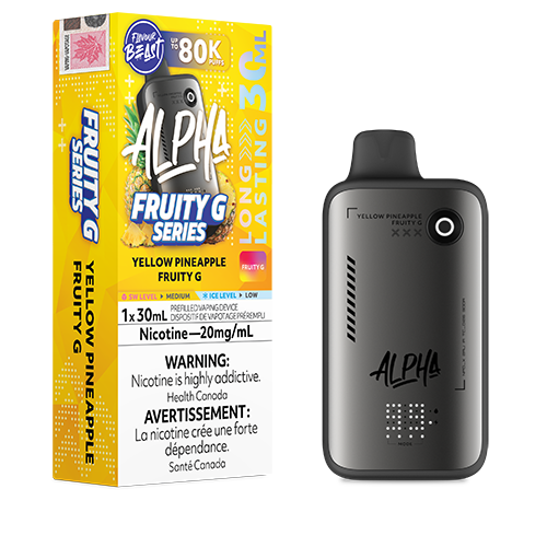 Flavour Beast Alpha Yellow Pineapple Fruity G 80K 20mg/ml disposable (Provincial)