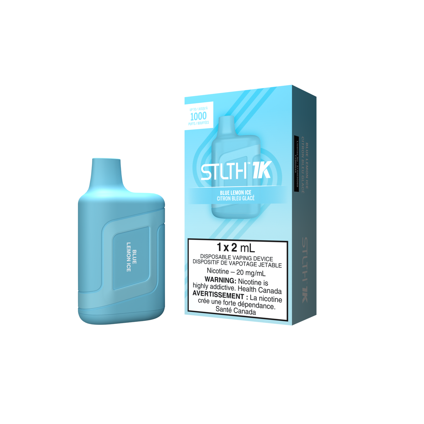 Stlth 1k Blue Lemon Ice 20mg/mL disposable(Provincial)