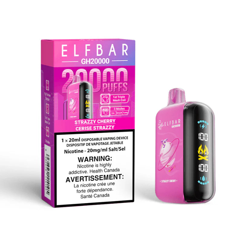 Elf Bar GH20k Strazzy Cherry 20mg Disposable (Provincial)