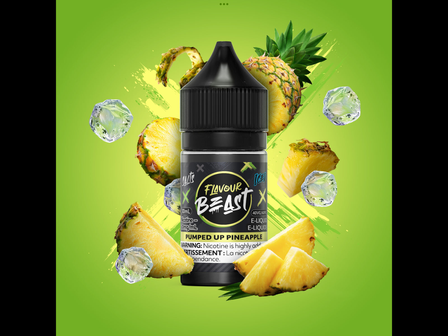 Flavour Beast E-liquid - Pumped Up Pineapple Iced 20mg/30ml (Provincial)