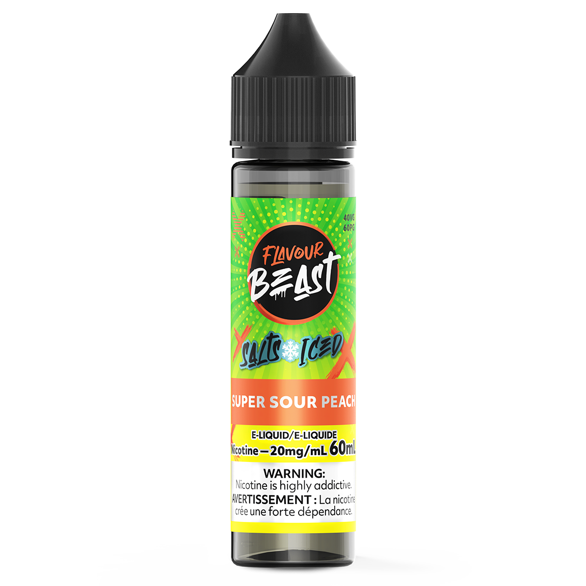 Flavour Beast E-liquid - Super S. Peach 20mg/60ml (Provincial)