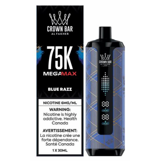 Crown Bar AL Fakher 75k 5mg Blue Razz (Provincial)