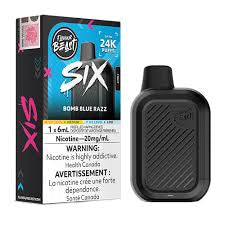 Flavour Beast SIX 24k Bomb Blue Razz 20mg/ml Disposable (Provincial)