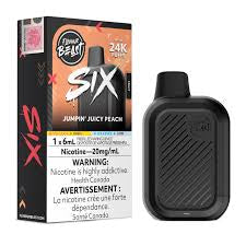 Flavour Beast SIX 24k Jumpin Juicy Peach 20mg/ml Disposable (Provincial)