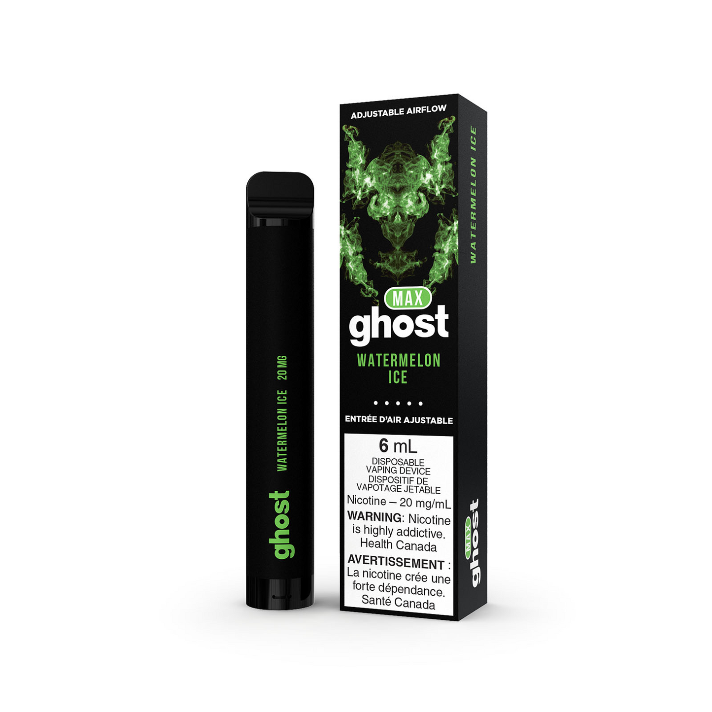 Ghost max watermelon ice 20mg/mL disposable (Provincial)
