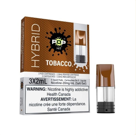 Pop Hit Tobacco Pods 20mg (Provincial)