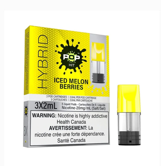 Pop Hit Iced Melon Berries Pods 20mg (Provincial)