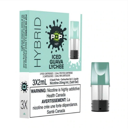 Pop Hit Iced Guava Lychee Pods 20mg (Provincial)