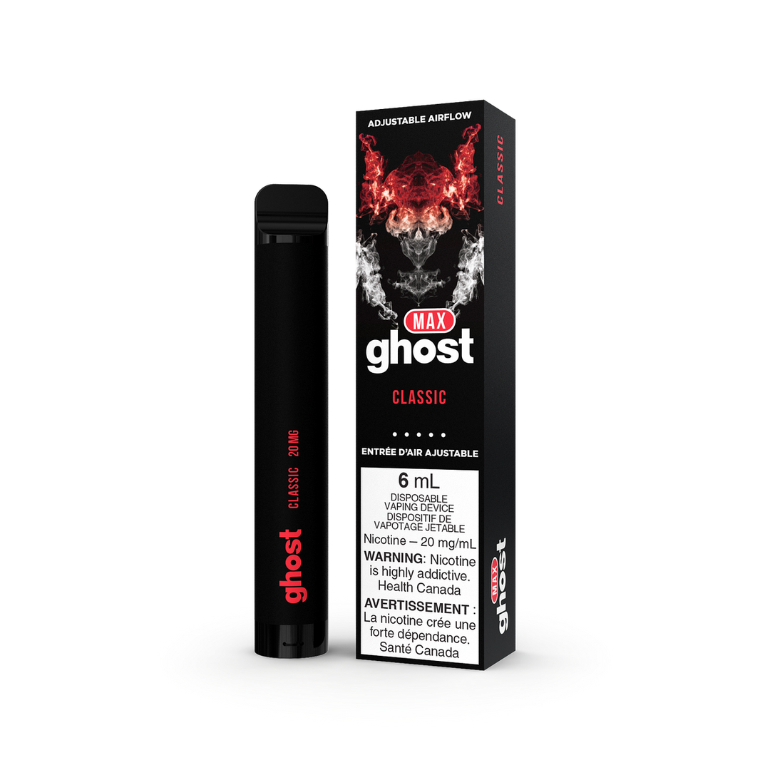 Ghost max classic bold 20mg/mL disposable (Provincial)