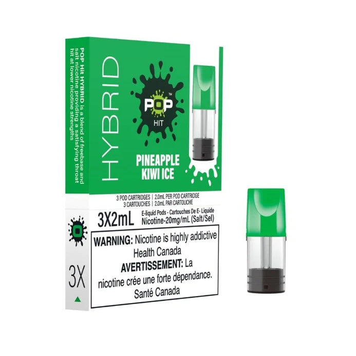 Pop Hit Pineapple Kiwi Ice 20mg Pods (Provincial)