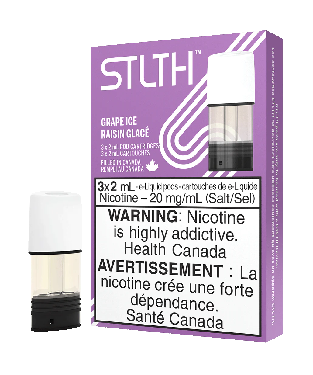 Stlth Grape Ice Bold50 20mg/mL Pods (Provincial)