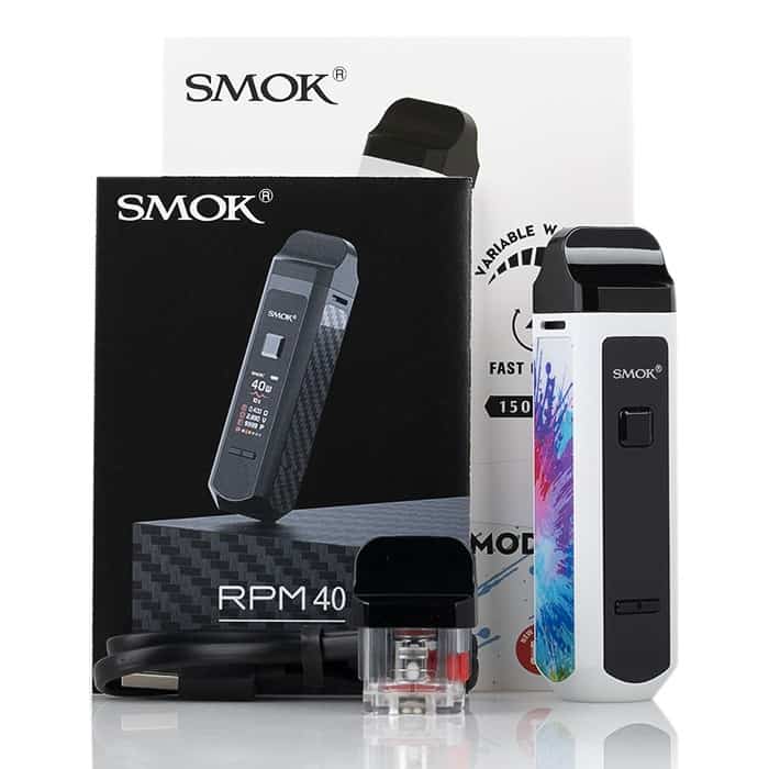Smok RPM 40 device kit Bright Black