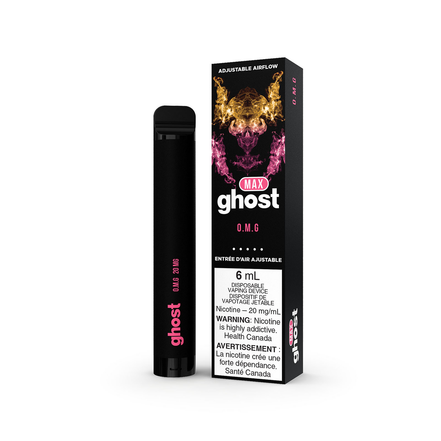 Ghost max omg 20mg/mL disposable (Provincial)
