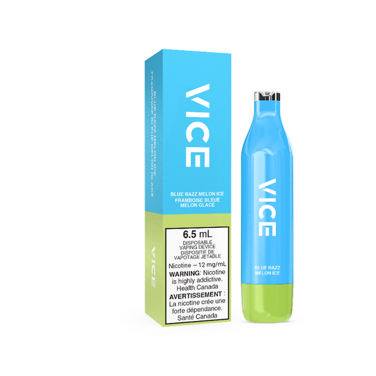 Vice 2500 Blue Razz Melon Ice 12mg/mL disposable (Provincial)