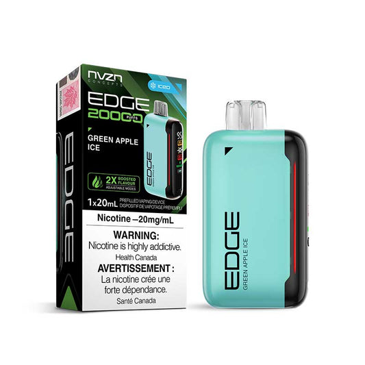 Edge by NVZN 20000 Green Apple Ice 20mg/mL disposable ( Provincial)