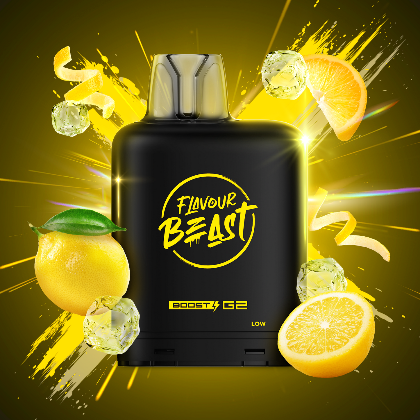 Flavour Beast LevelX Boost pod 25K Lemon Squeeze 20mg/ml (Provincial)