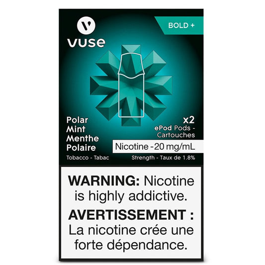 Vuse epod polar mint Bold 20mg/ml x2 (Provincial)