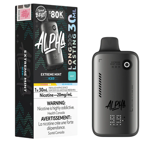 Flavour Beast Alpha Extreme Mint Iced 80K 20mg/ml  disposable (Provincial)