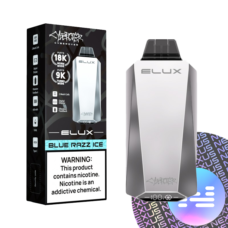 Elux by NVZN 18k Blueberry Raspberry Ice 20mg/mL disposable