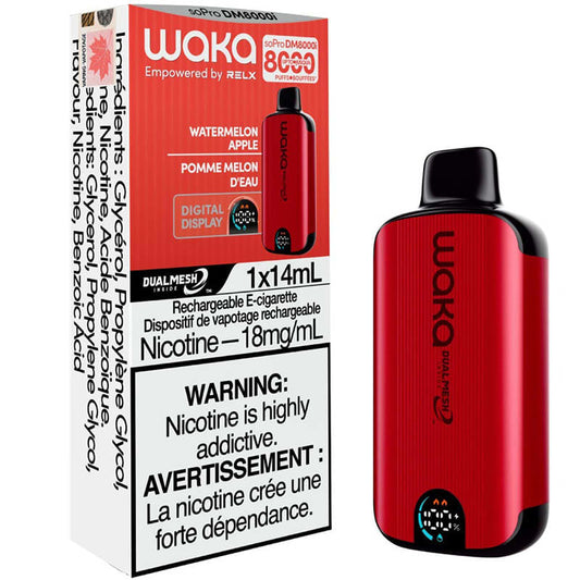 Waka soPro 8000 14ml Watermelon Apple 18mg/ml disposable