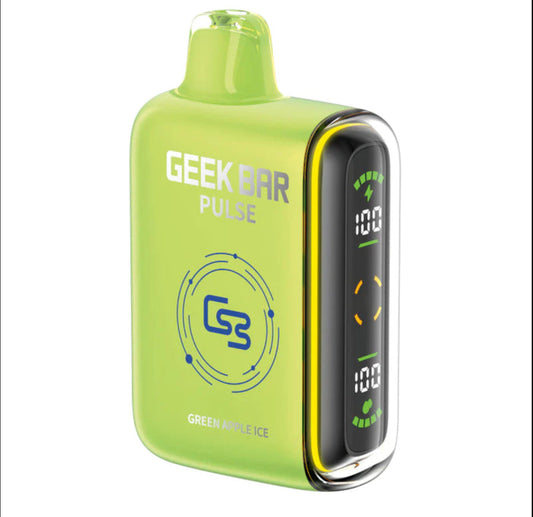 Geek bar pulse 9000 Green apple ice 20mg/ml disposable