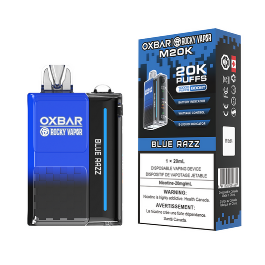 Oxbar M20k Blue Razz 20mg/ml disposable