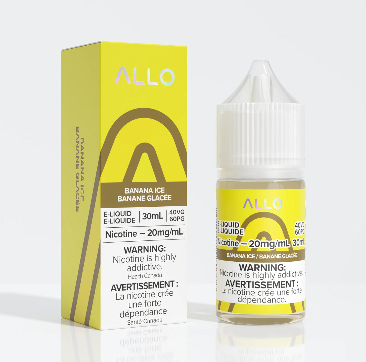 Allo E-Liquid Banana Ice 20mg/ml 30mL (Provincial)