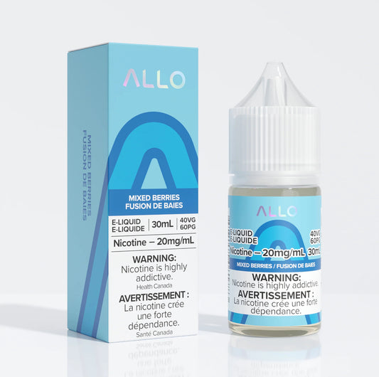 Allo E-Liquid Mixed Berries 20mg/ml 30mL (Provincial)