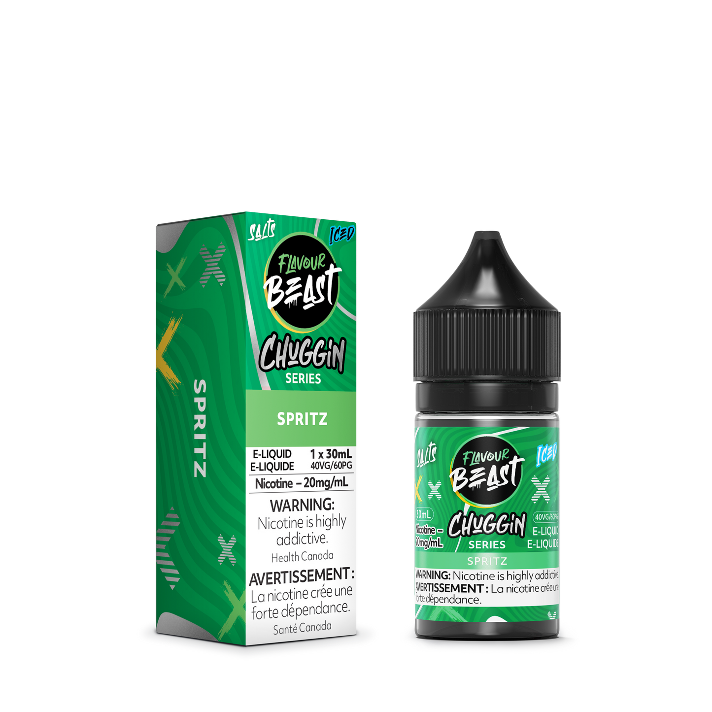 Flavour beast e-liquid Chuggin Spritz Iced 20mg/ml 30ml