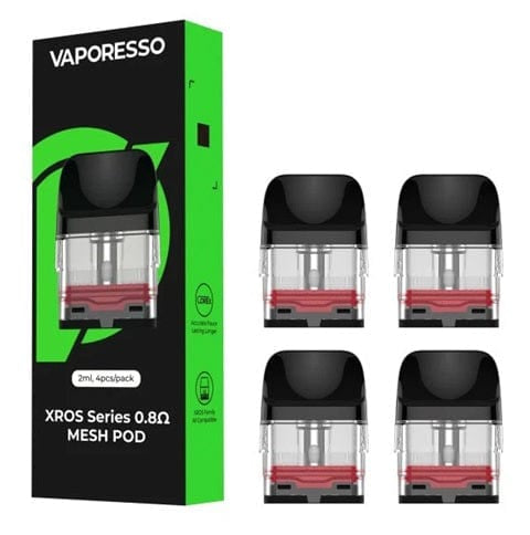 Vaporesso COREX 2.0 Xros Series 0.8Ohm Mesh Replacement Pods (pack of 4, 2ml  )