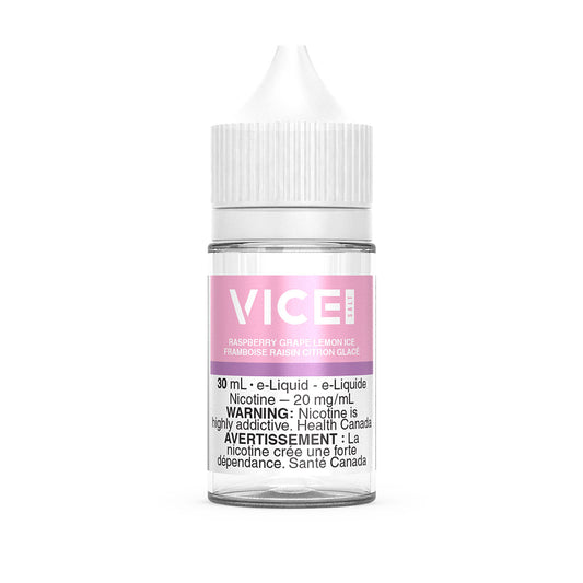 Vice salt e-liquid raspberry grape lemon ice 20mg 30ml