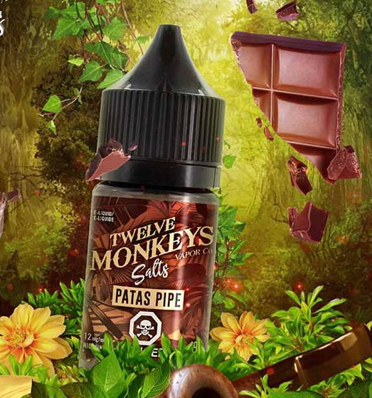 Twelve monkeys Patas Pipe salts 10mg/mL 30mL