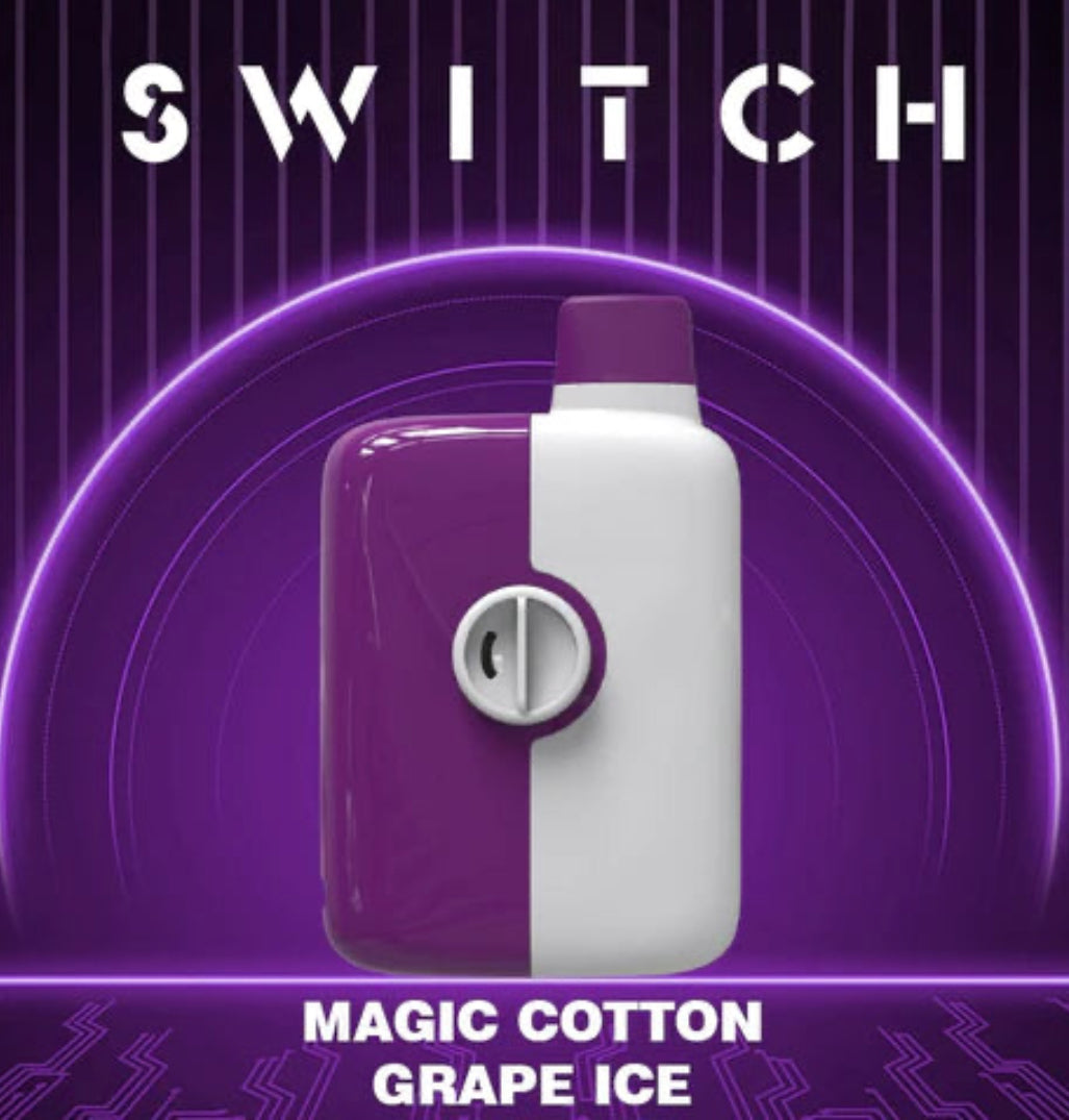 Mr Fog Switch 5500 Magic Cotton Grape Ice 20mg/ml Disposable (Provincial)