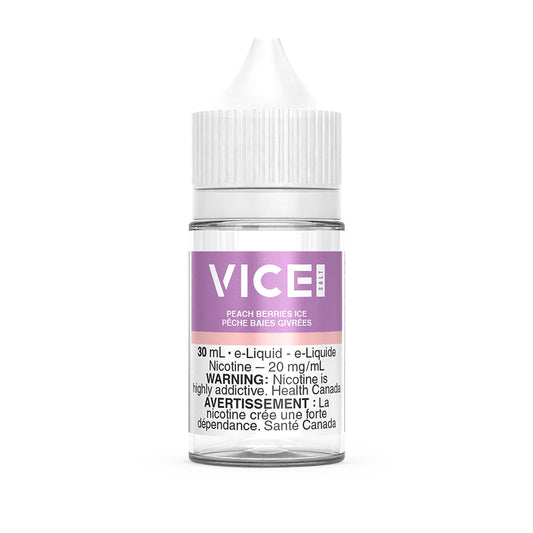 Vice salt e-liquid peach berries ice 20mg 30ml