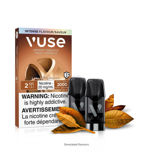 Vuse epod creamy tobacco 20mg/mL ×2 (Provincial)