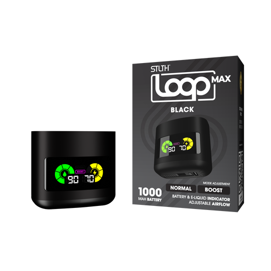 Stlth Loop Max Closed Pod Device Black