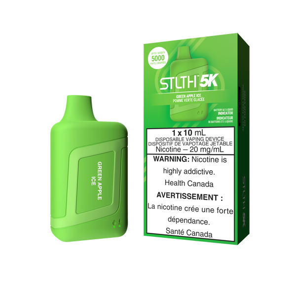 Stlth 5k Green apple ice 20mg/mL disposable(Provincial)