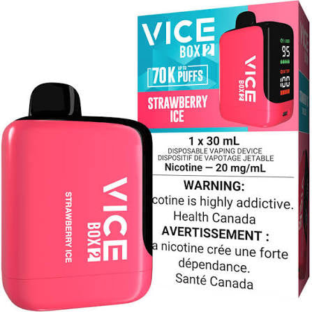 Vice Box 2 70k Strawberry Ice Disposable 20mg (Provincial)