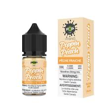 Pop hit e-liquid poppin peach 20mg/30mL