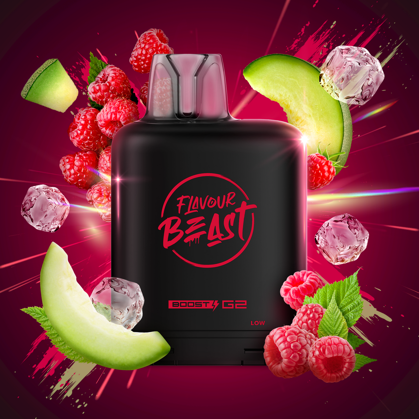 Flavour Beast LevelX Boost pod 25K Savage Strawberry Watermelon 20mg/mL(Provincial)