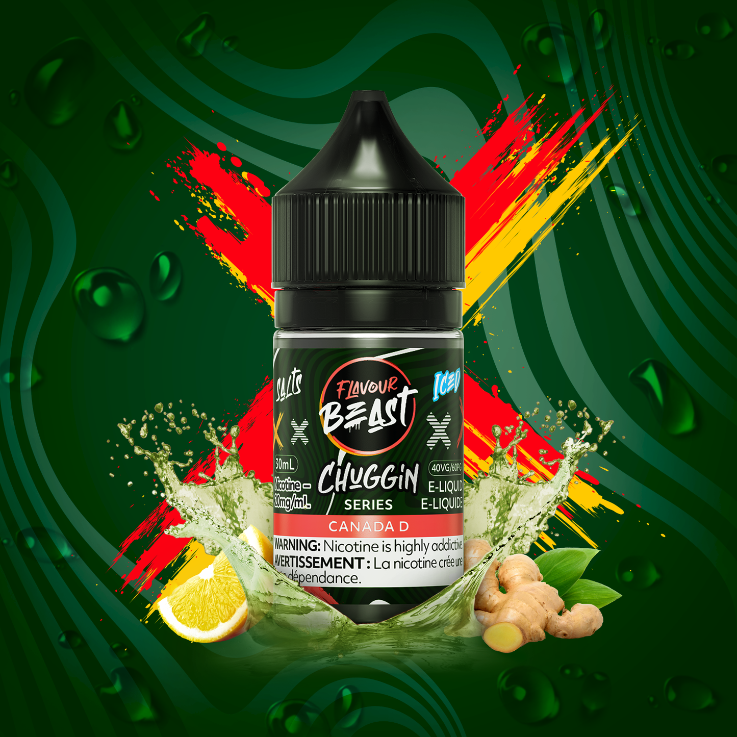 Flavour Beast E-liquid Chuggin Canada D Iced 20mg/ml 30ml