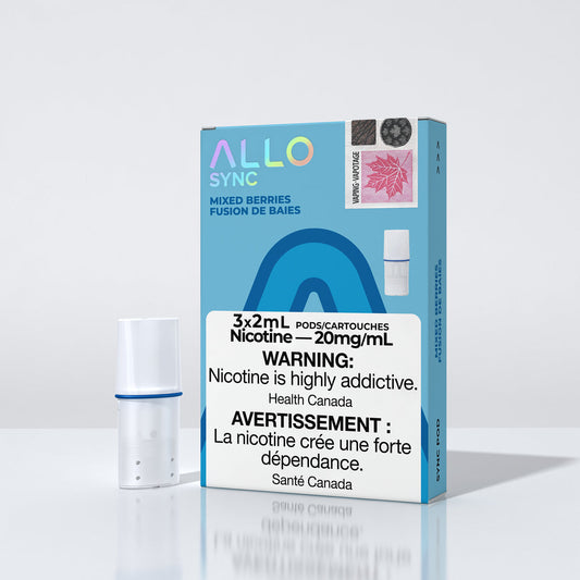 Allo sync mixed berries 20mg/mL pods