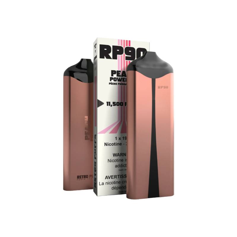 RP90 11,500 Puffs Peach Power-Up 20mg/ml Disposable