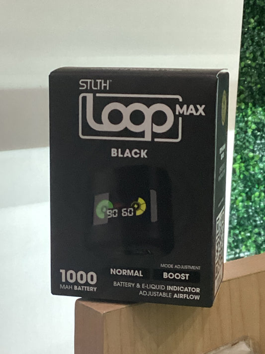 Stlth Loop Max Device 1000 Mah Battery Black