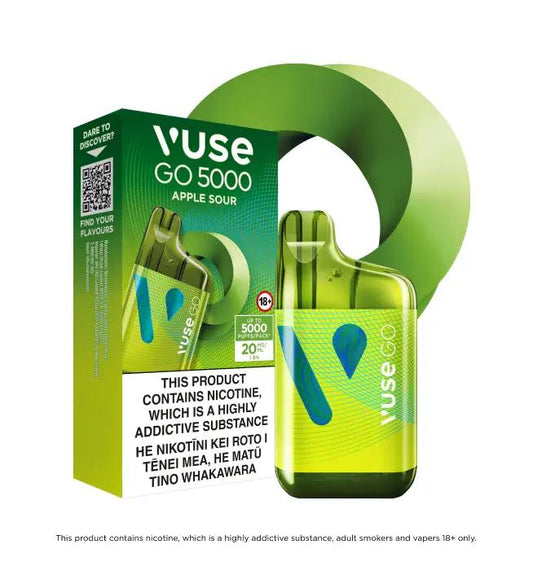 Vuse go 5000 Apple sour 20mg/mL disposable (provincial)